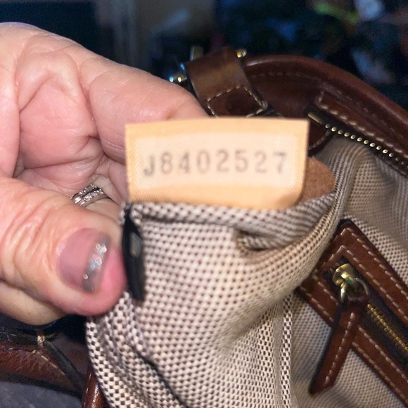 EUC Authentic Vintage 1975 Dooney&Bourke Florentine Vacchetta Handbag and Pouch - Picture 8 of 9